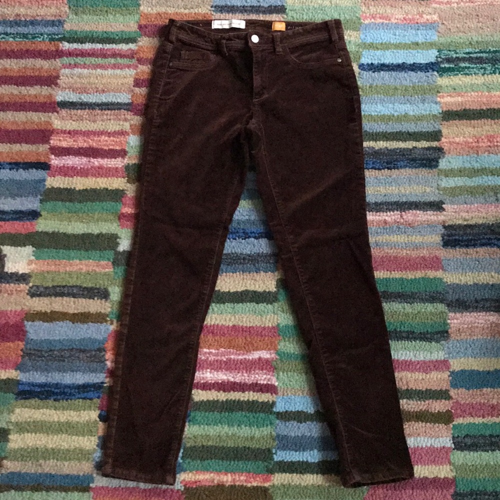 Anthro pilcro and the letterpress velvet jeans